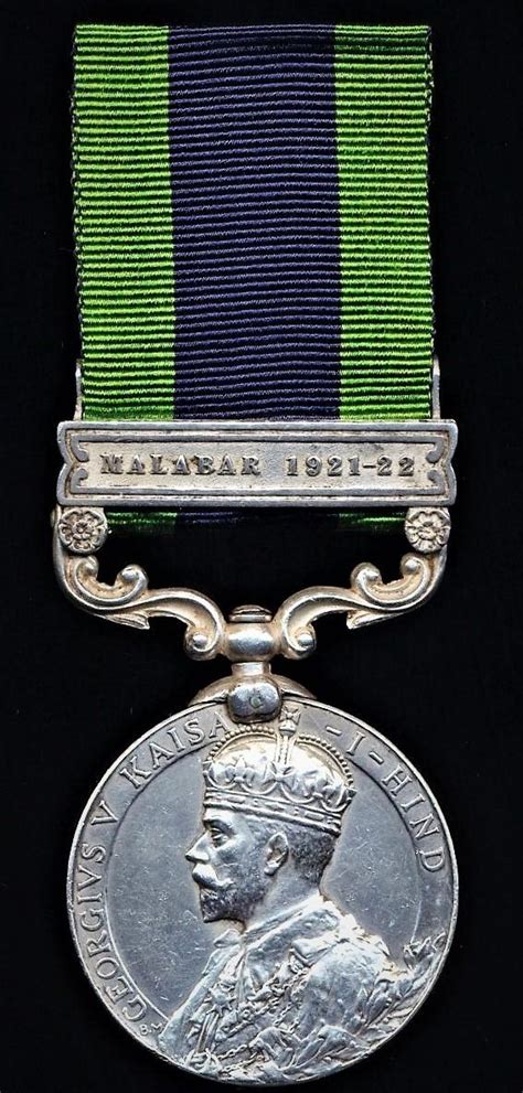 Aberdeen Medals India General Service Medal GV Silver First Issue