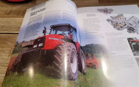 Brochure Catalogue Prospectus Tracteur Massey Ferguson Mf Eur