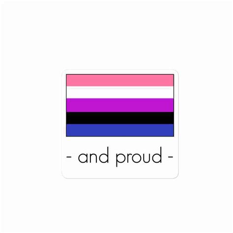 Genderfluid Pride Flag Sticker Missing Link Artistry