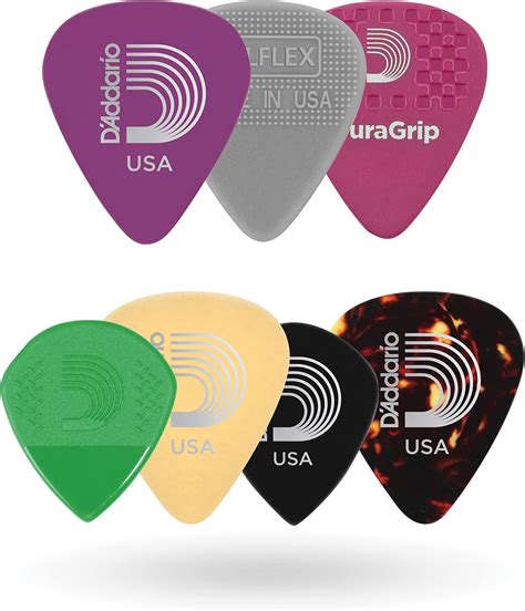 Palhetas De Guitarra D Addario Sortidas Peroladas Pacote