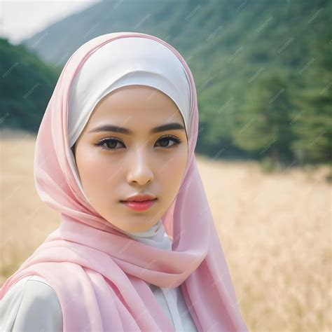 Premium Photo Beautiful Hijab Asian Women Background