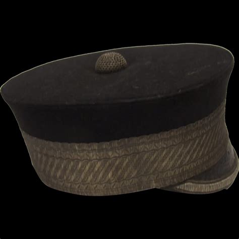 Late Victorian 1880 Pattern Officers Forage Cap By Hobson And Sons