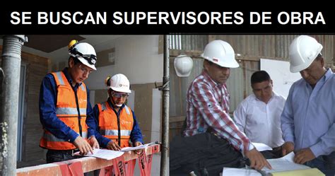 Se Necesita Supervisores De Obra