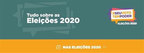 Eleições 2020 quem deve votar Saiba sobre documentos e tire as demais