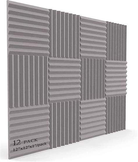 30x30x2 5cm 12pcs Sound Proof Acoustic Panel Thick Soundproof Studio