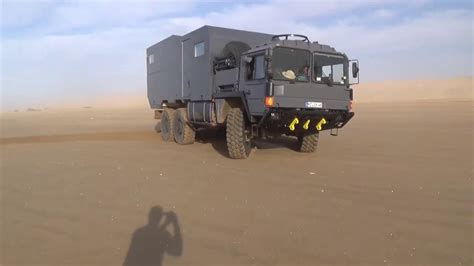 MAN 6x6 Kat Truck Getting Crazy On The Beach Difting Around YouTube