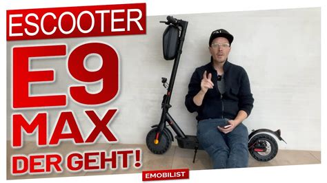 E Max E Scooter Mit Abe Im Review Youtube