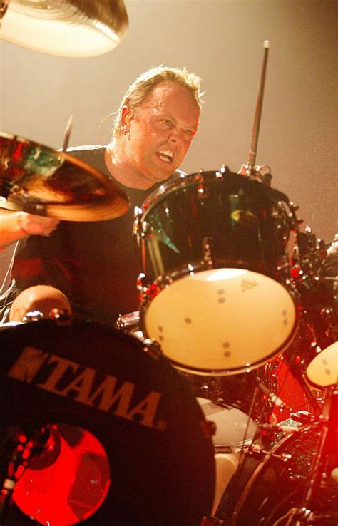 Lars Ulrich Of Metallica During Metallica St Anger Tour 2004 Los