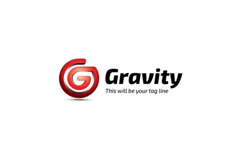 Gravity Logo Template , #Aff, #Red#Green#Orange#Plain #affiliate Orange ...