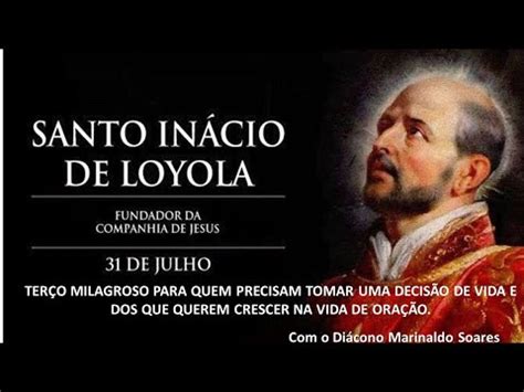 TERÇO MILAGROSO DE SANTO INÁCIO DE LOYOLA PARA OBTER O DISCERNIMENTO E