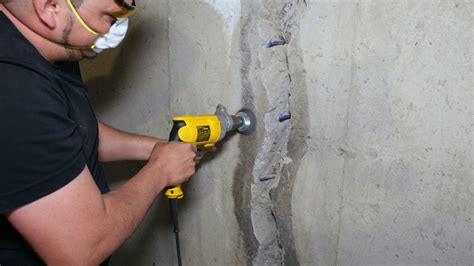 How To Fix Basement Wall Cracks American Dry