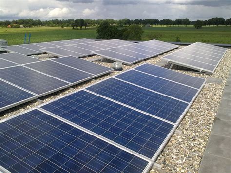 Hoeveel Zonnepanelen Op Plat Dak Per M Asn Installaties