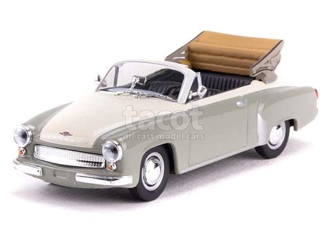 Wartburg 311 Cabriolet 1958 Maxichamps 143 Autos Miniatures Tacot