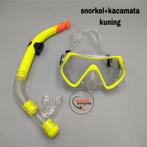 Jual Snorkeling Mask Diving Alat Selam Kacamata Selam Dan Pipa Napas