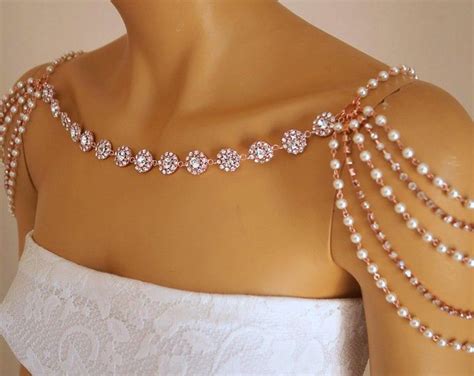 Mariage épaule bijoux collier de mariée épaule mariage robe Etsy