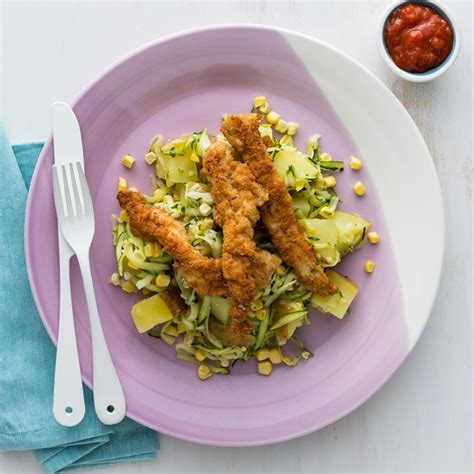 Cornflake Crumbed Chicken With Summer Salad My Food Bag