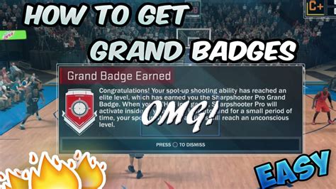 HOW TO GET SHARPSHOOTER GRAND BADGE IN NBA 2K17 Sharpshooter Pro YouTube