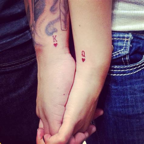 Couples Tattoos King And Queen Tattoo Matching Tattoos Couples Tattoo Cute Tattoo