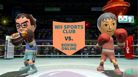 Wii Sports Club Boxing Online Match