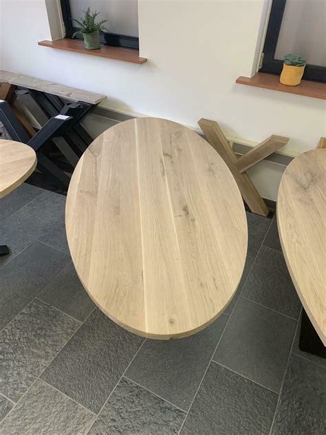 Ovalen Eiken Tafel Tafel Op Maat Laten Maken Eigen Tafel Samenstellen