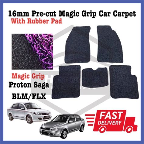 PROTON SAGA BLM FLX CARPET 16MM MAGIC GRIP Shopee Malaysia