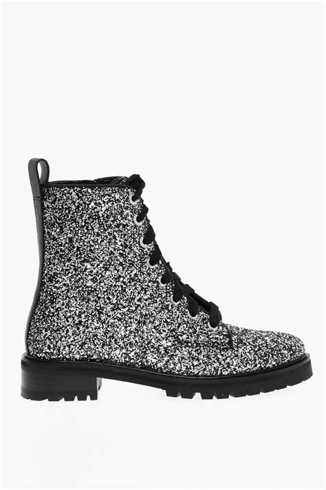 Kate Spade Glittered Jemma Combat Boots Women Glamood Outlet