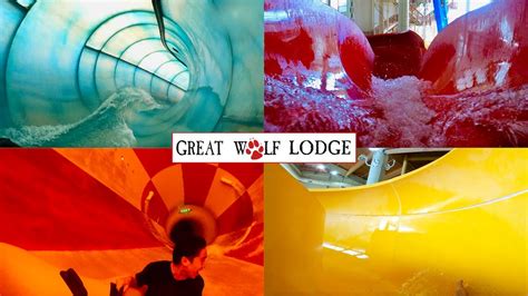 Great Wolf Lodge Grand Mound Wa All Water Slides Pov Youtube