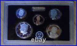 United States U S Mint Silver Proof Set Box Certificate Of