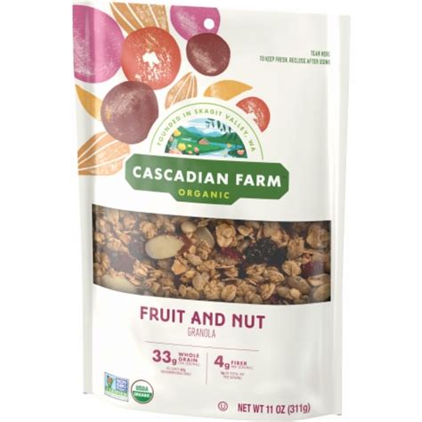 Cascadian Farm Organic Fruit And Nut Granola 11 Oz Kroger