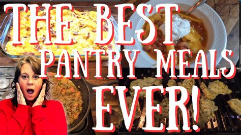 Easy MUST TRY Pantry Clean Out Meal Ideas Cook With Me Cooking