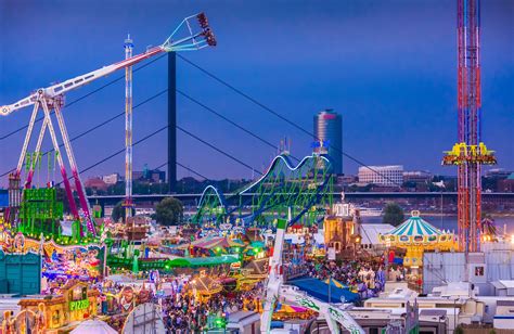 Rhine funfair in Düsseldorf