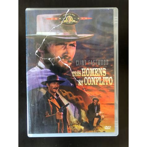 Dvd Três Homens Em Conflito Clint Eastwood Lee Van Cleef Shopee