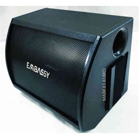 Jual Subwoofer Aktif Inch Embassy Trojan Ems Premier Shopee