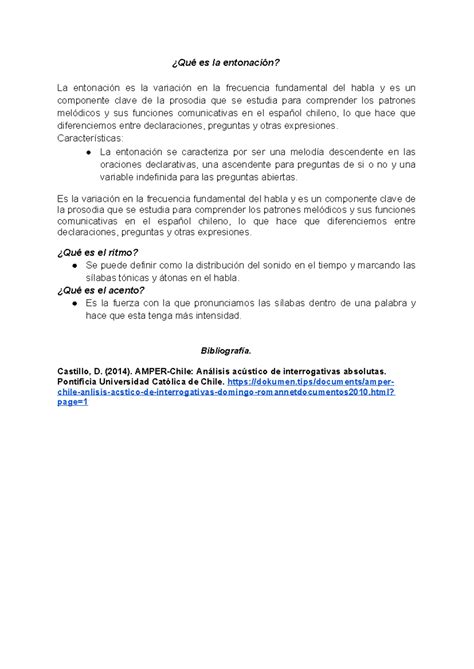 Que es la entonacion Qué es la entonación La entonación es la