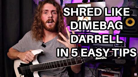 Dimebag Darrell Guitar Style In Steps Youtube