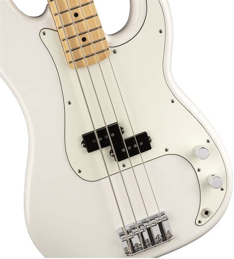 Fender Player Precision Bass MEX MN polar white Basse électrique