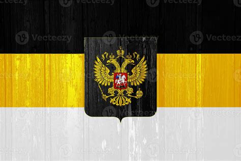 Russian imperial flag with a double-headed eagle. The first official ...