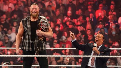 New Chapter Begins In The Wwe Champion Brock Lesnar Paul Heyman