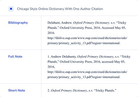 How To Cite An Encyclopedia Or Dictionary In Chicago Style