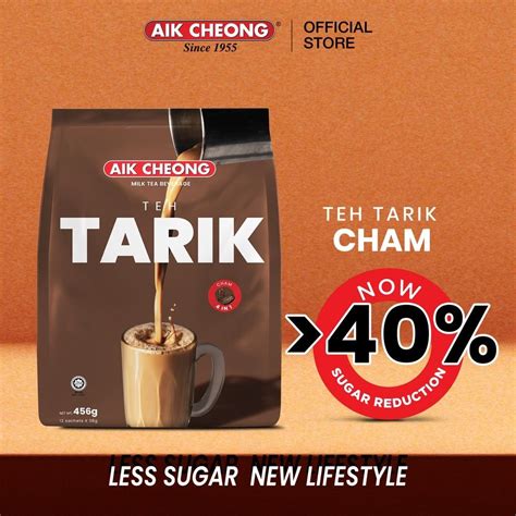 Aik Cheong Teh Tarik Cham Instant Yuan Yang Coffee Tea Mix Instant