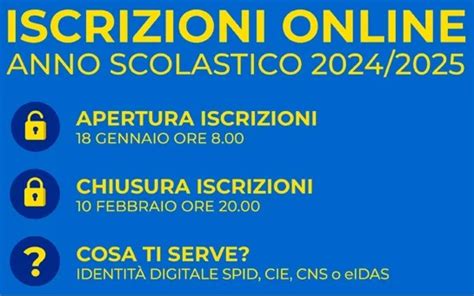 Presentazione Domande Di Iscrizione Per Lanno Scolastico 2024 2025