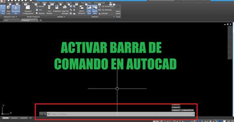 CÓMO ACTIVAR BARRA DE COMANDO DE AUTOCAD BIM PROG