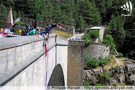 Saut à l élastique Pont d Asfeld Briançon Ankryan Photos