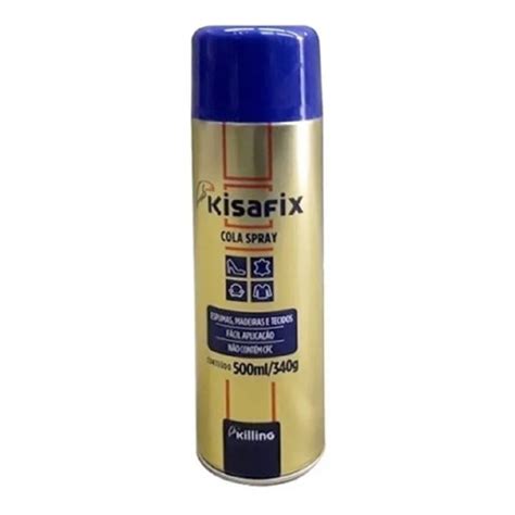 Cola Spray De Contato Aerosol Kisafix Killing Componentes Brasil