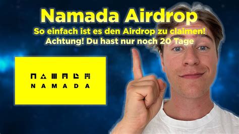 NAMADA AIRDROP Hier Solltest Du Dich Beeilen YouTube