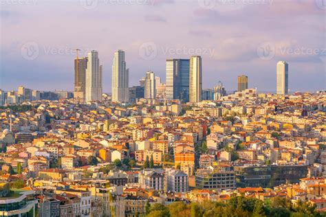 Downtown Istanbul city skyline cityscape of Turkey 19467511 Stock Photo at Vecteezy