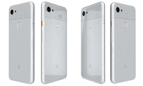 Google Pixel A White D Model Ds C D Max Fbx Lwo Dgn Obj