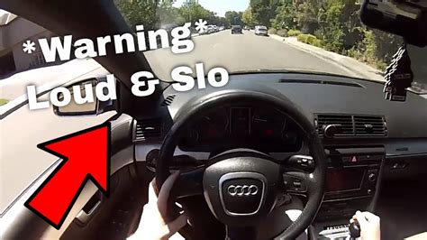 Driving My Audi B7 S4 Around Town Straight Piped 4 2 V8 Youtube