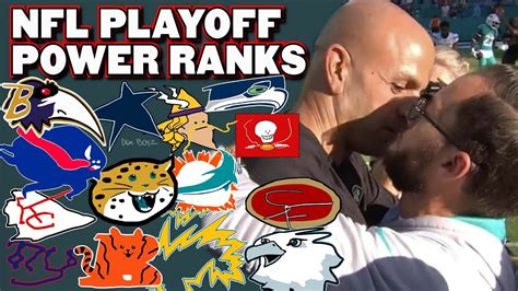 Honest Nfl Playoff Power Rankings Youtube