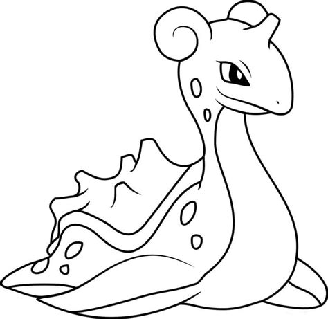 Pokemon Lapras Coloring Page Coloring Page Central The Best Porn Website